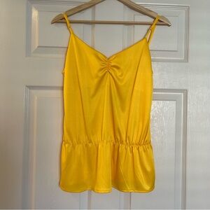 NWT Vintage Y2K Urban Outfitters Ruby Sky Yellow Camisole Tank Top in Small